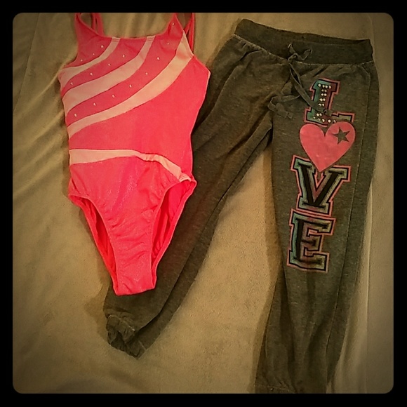 Danskin Other - Danskin gymnastic leotard w/capri, 6/6x